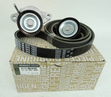 ORIGINAL Keilrippenriemenrsatz  DACIA 1.4 16V 1.6 16V 117206746R