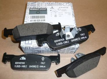 ORGINAL Bremsbeläge Logan II Clio IV vorne 410602581R