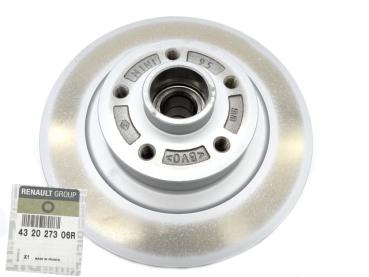 ORIGINAL Bremsscheiben + Radlager RENAULT ESPACE V HINTEN 432027306R