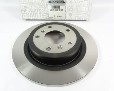 ORGINAL BREMSSCHEIBEN HINTEN KADJAR,QASHQAI II;1.2/1.5DC 432068231R