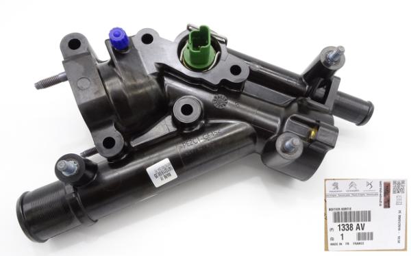ORIGINAL PSA Thermostatgehäuse CITROEN C3 I,C4; PEUGEOT 206 1.1-2.0D 1338.AV