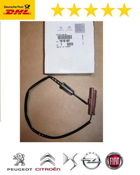 ORIGINAL PSA Sensor Abgastemperatur Abgastemperatursensor Citroen/Peugeot 1618NF