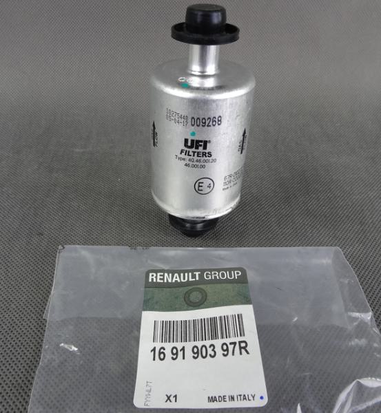 ORIGINAL Renault Gasfilter Flüssiggasfilter LPG 169190397R