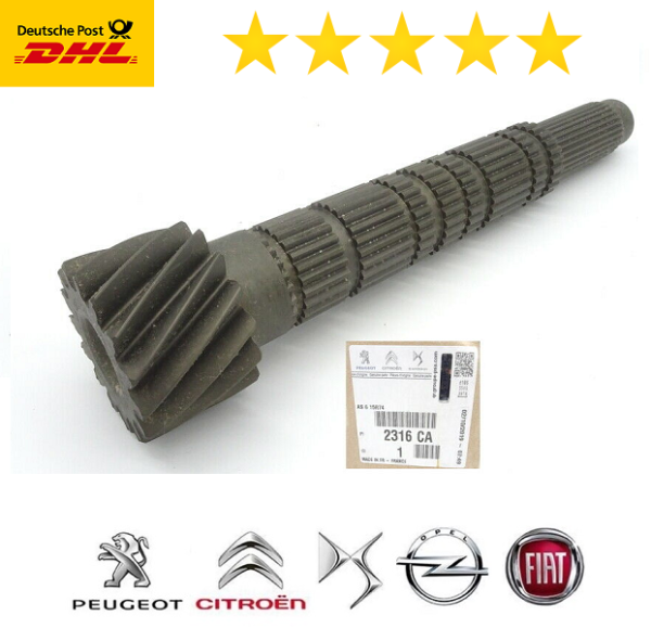 ORGINAL Hauptwelle 15/74 Zähne ML6 Boxer Ducato Jumper 6Gang 2316CA = 9671953188