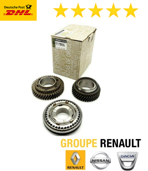 ORGINAL RENAULT GETRIEBE SYNCHRO RADLAGER 3/4 GANG PF6 326106387R '