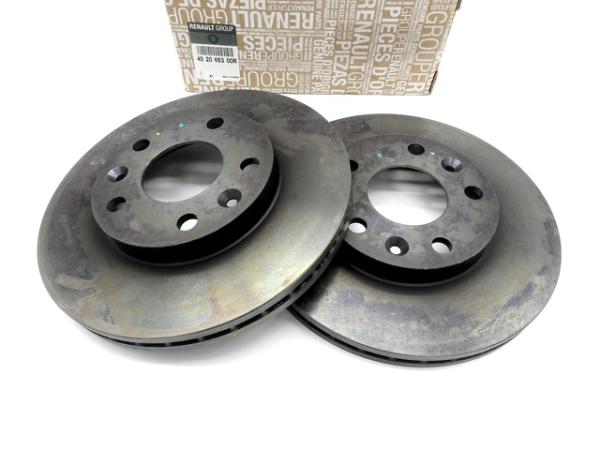 ORIGINAL Bremsscheiben Satz Duster 1.6 16V 105 PS ohne ESP vorne 402066300R