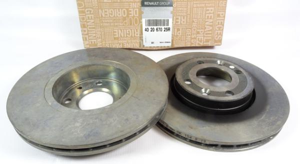 ORGINAL Bremsscheibe Renault Clio IV Logan II Sandero II VORNE 402067025R / 402060405R