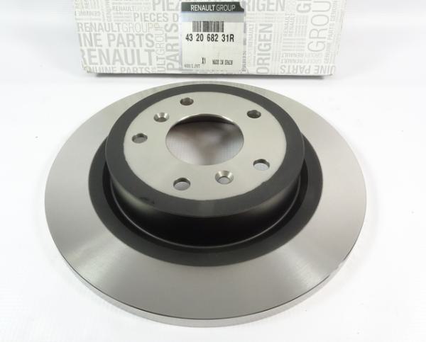 ORGINAL BREMSSCHEIBEN HINTEN KADJAR,QASHQAI II;1.2/1.5DC 432068231R