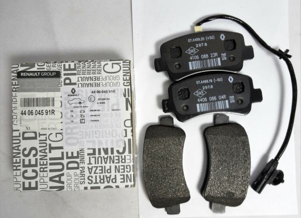 ORIGINAL Renault MASTER III Bremsbeläge Bremsbelagsatz hinten+Wako 440601186R / 440603321R