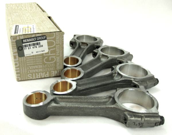 ORIGINAL Pleuel Pleuelstange X4 Renault TRAFIC II 1.9 DCI F9Q 7701476250