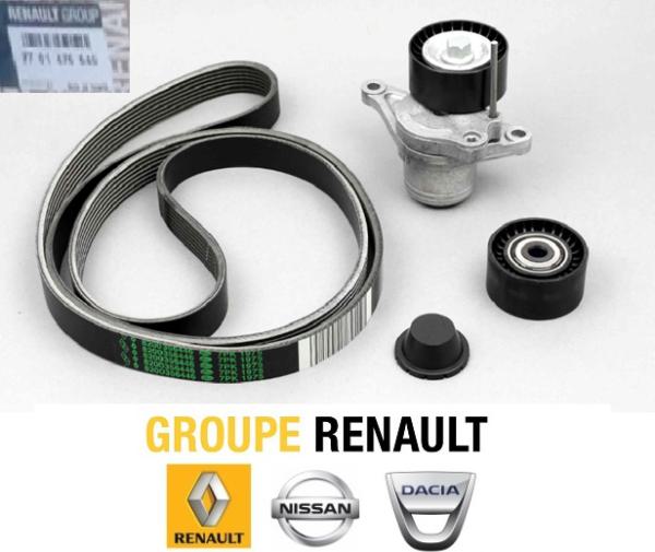 ORIGINAL Keilrippenriemen-Kit RENAULT Espace/Laguna/Master/Trafic dCi 7701476645 / 1172000Q0C