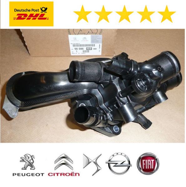 ORGINAL Thermostatgehäuse CITROEN/PEUGEOT 1.4 1.6 VTI 9808646980